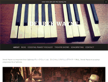 Tablet Screenshot of derrekwayne.com